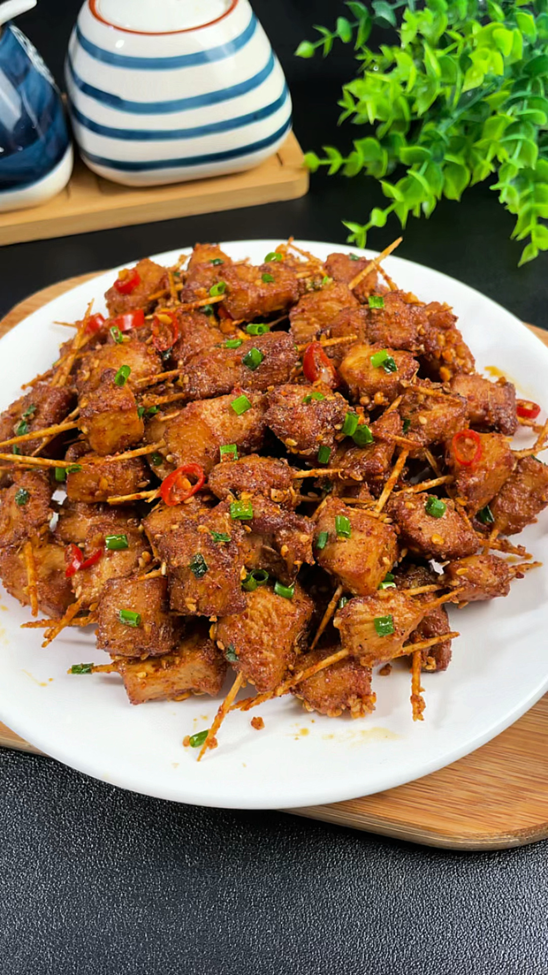 牙签肉做法