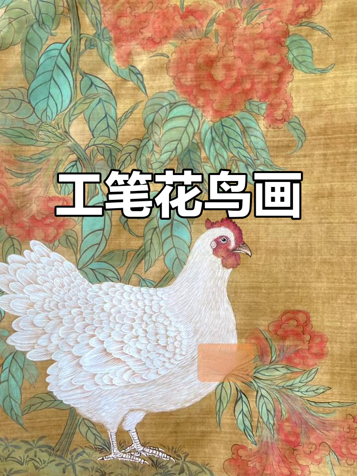 精美工笔画花鸟,家居装饰首选