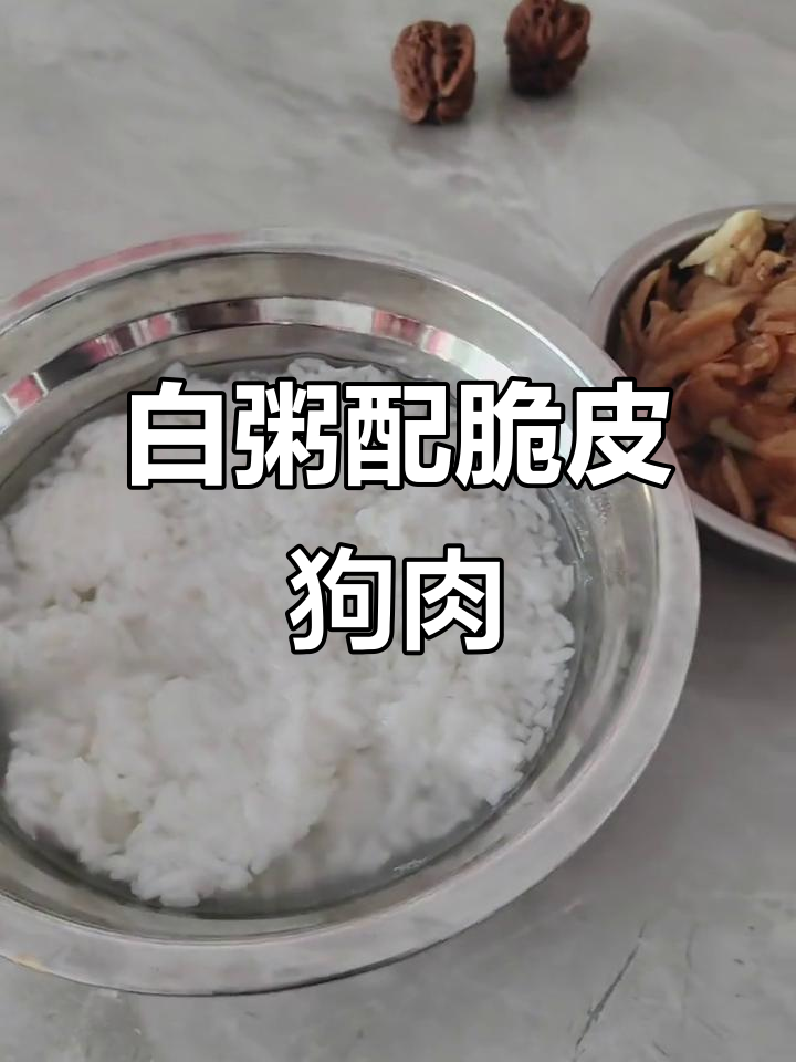 老板娘的干锅狗肉,白粥配萝卜才是绝搭!