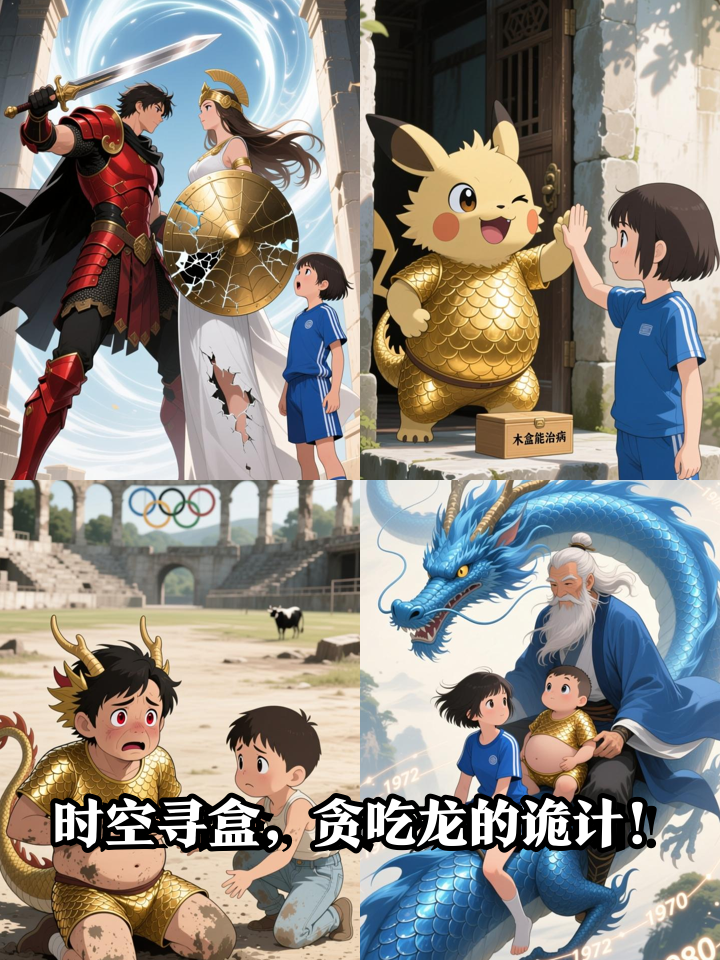 福娃贝贝时空寻盒,贪吃龙崽暗藏诡计!