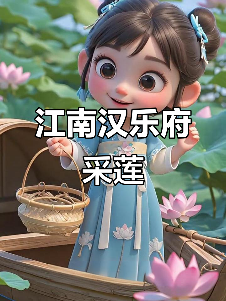 江南采莲曲:鱼戏荷塘,乐府风情