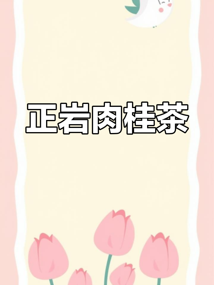 武夷正岩肉桂:香气扑鼻,口感浓郁