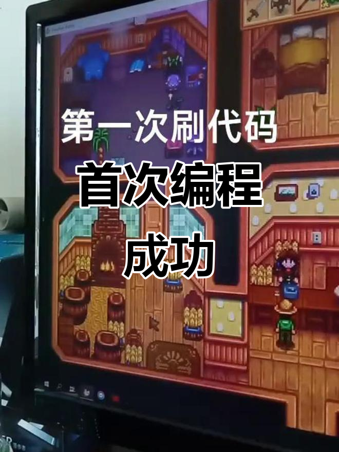第一次刷代码就成功,星露谷物语日常大揭秘