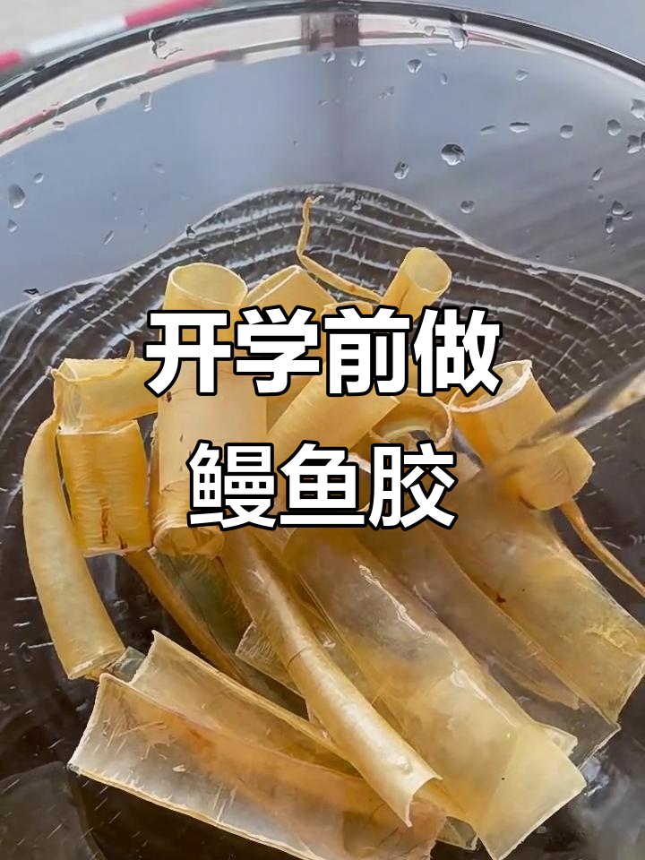 暑假快结束了,鳗鱼胶炖汤安排起来!