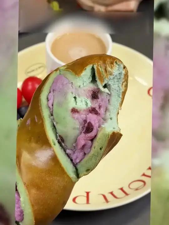 早餐搭配个牛奶好吃方便又饱腹