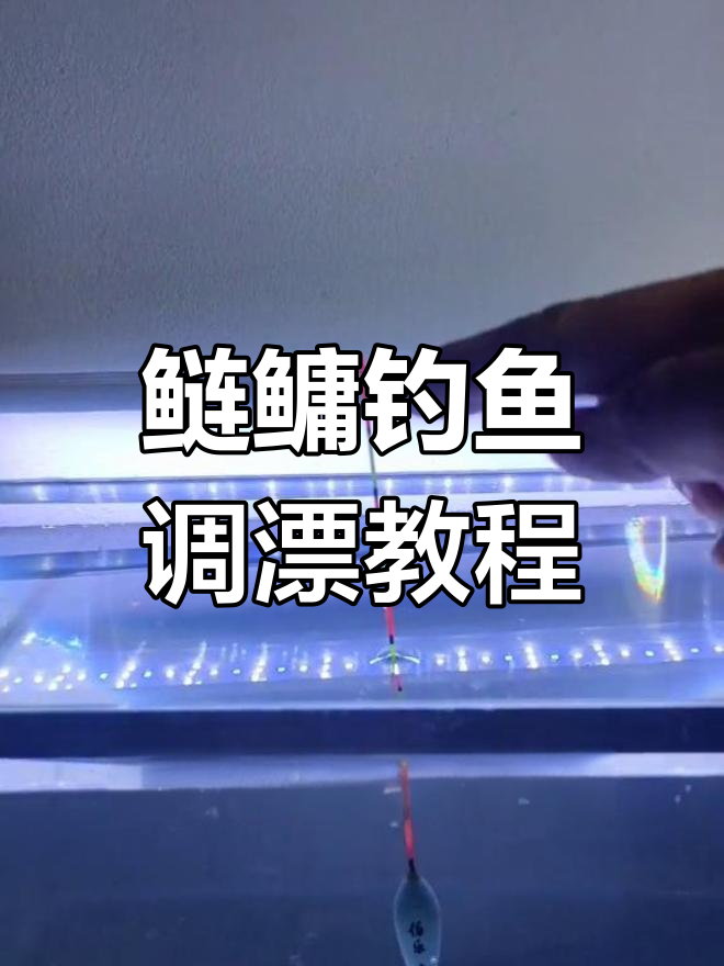 手竿浮钓鲢鳙调漂技巧,如何修剪铅皮调整深度