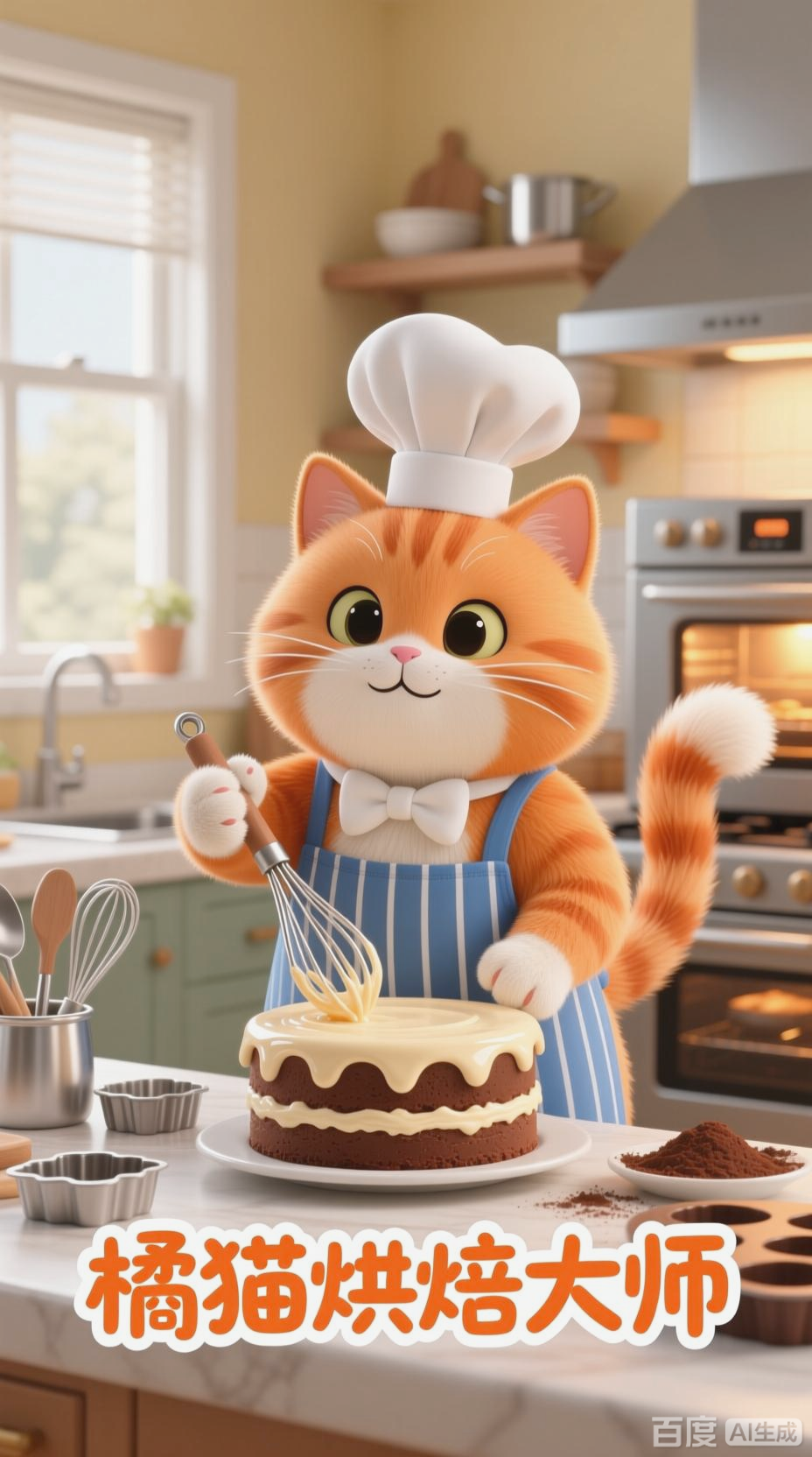 小橘猫教你做黑森林蛋糕
