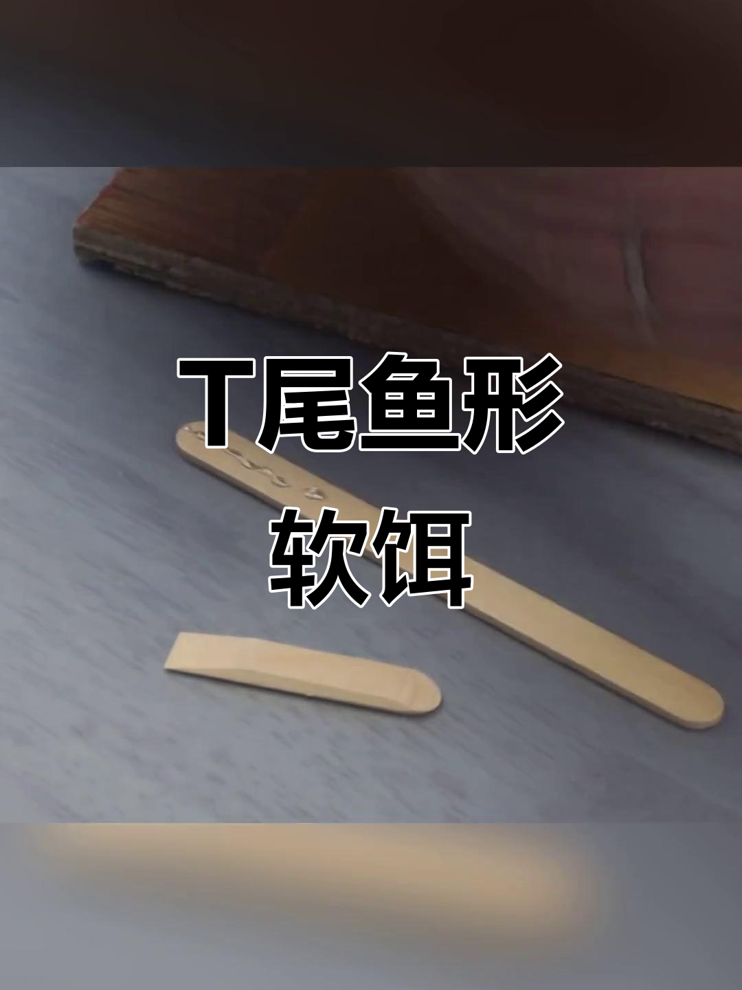 软饵T尾鱼形设计,诱钓效果超乎想象