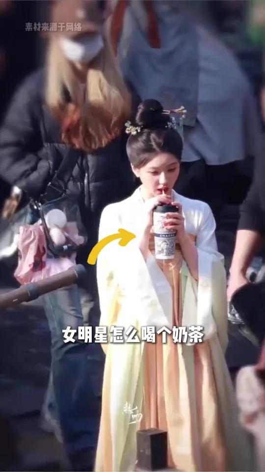 喝奶茶还得跟明星学杯杯低卡狂喝不胖