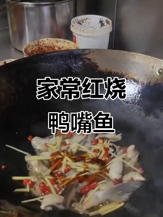 红烧鸭嘴鱼,家常味十足的独特做法