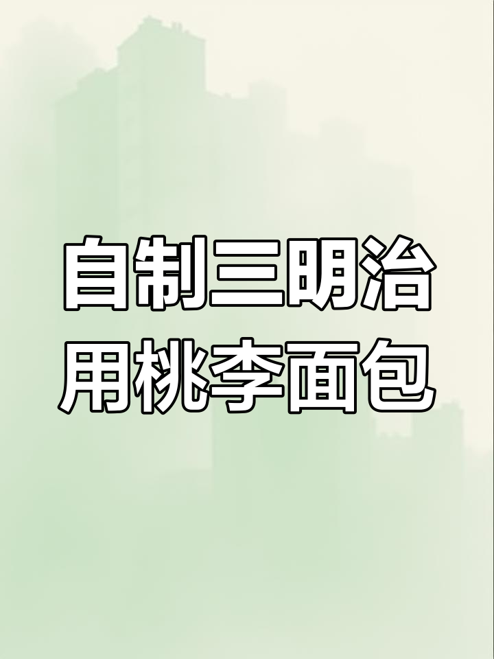 每天早餐必备!桃李醇熟切片面包,软弹香浓的三明治做法