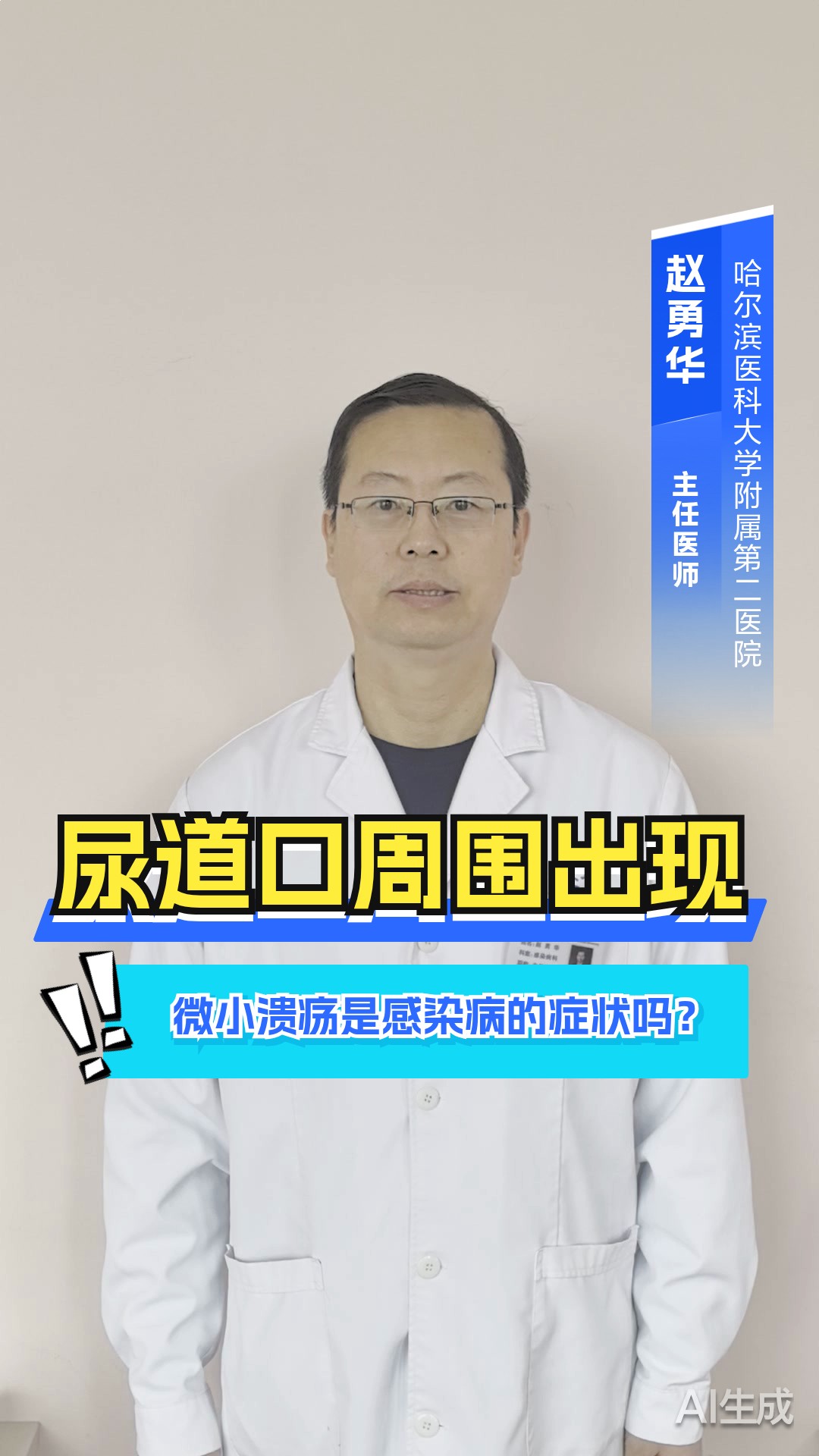 尿道口周围出现微小溃疡是感染病的症状吗?