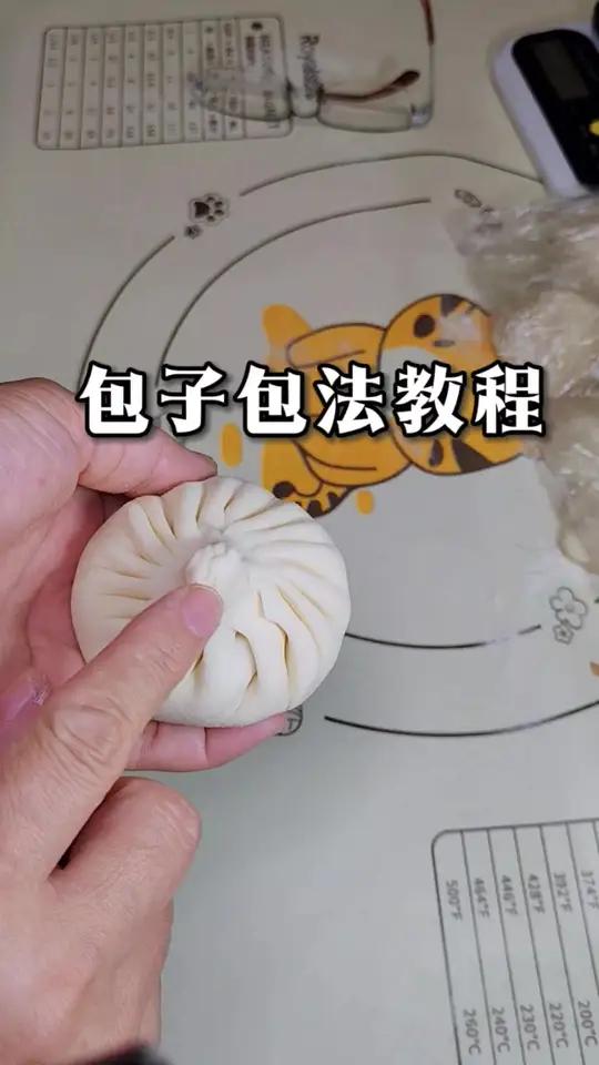 包子如何包既好看又不漏馅,包法教程来了