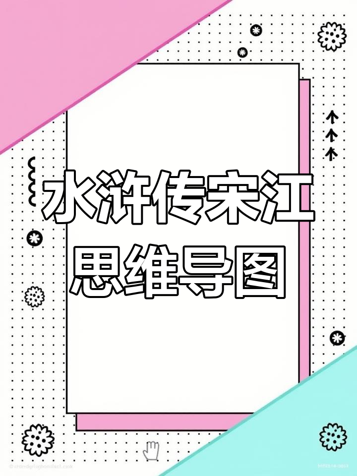 宋江人物思维导图,带你快速了解水浒传中的关键角色