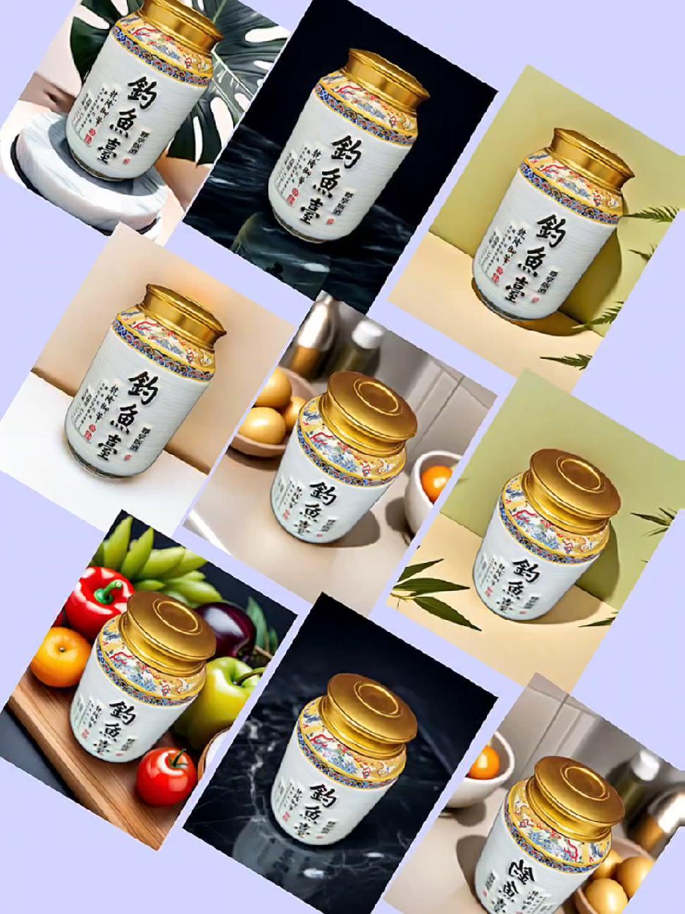 立体浮雕陶瓷茶叶罐,酒瓶二次开发利用,钓鱼台茶叶罐创意礼品 好物推荐 如何将废酒瓶变废为宝
