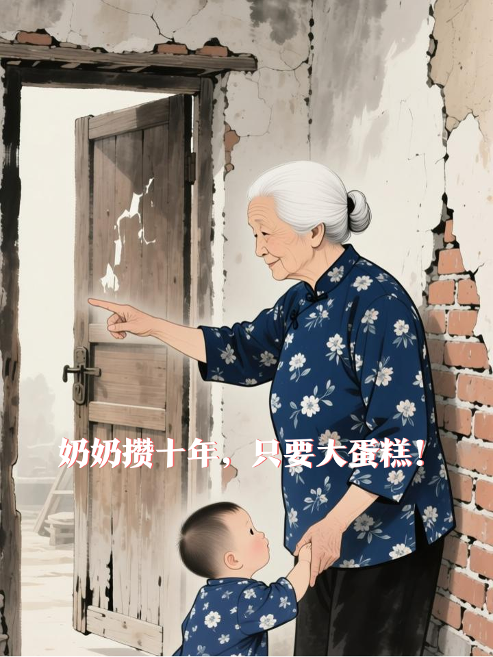 奶奶攒十年积蓄，只为生日一个大蛋糕，孙子却哭了