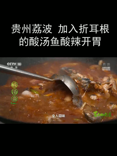贵州荔波:加入折耳根的酸汤鱼酸辣开胃