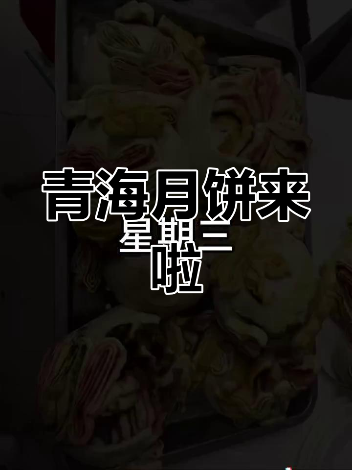青海特色月饼,中秋必备美味!