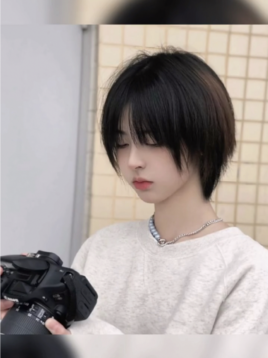 女生日系气质发型鲻鱼头～