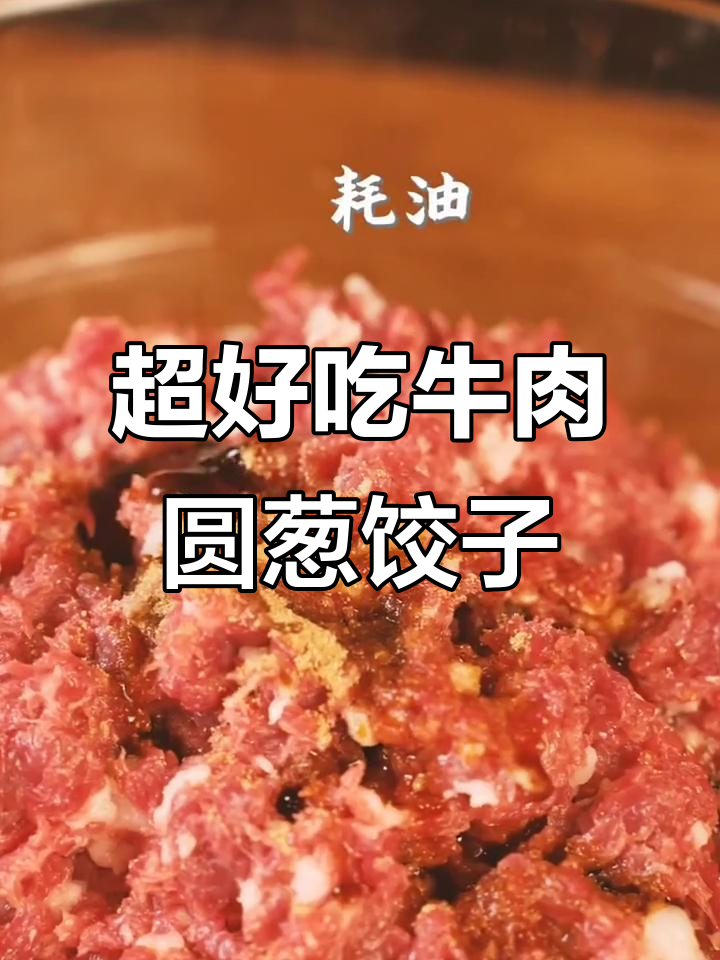 牛肉圆葱饺子馅的完美做法,鲜香多汁又美味