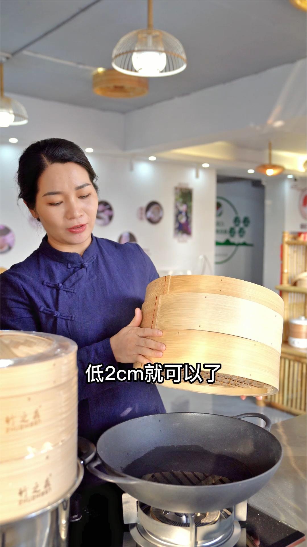 怎样配一个尺寸合适的竹蒸笼?简单几步教你量好尺寸~