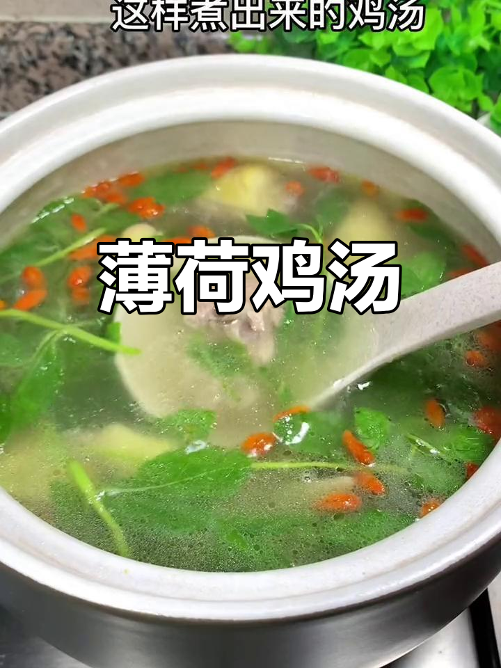 薄荷鸡汤,清新提神,广东风味十足