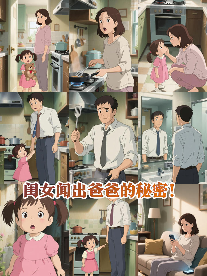 5岁闺女靠鼻子识破爸爸偷吃，结局神反转！