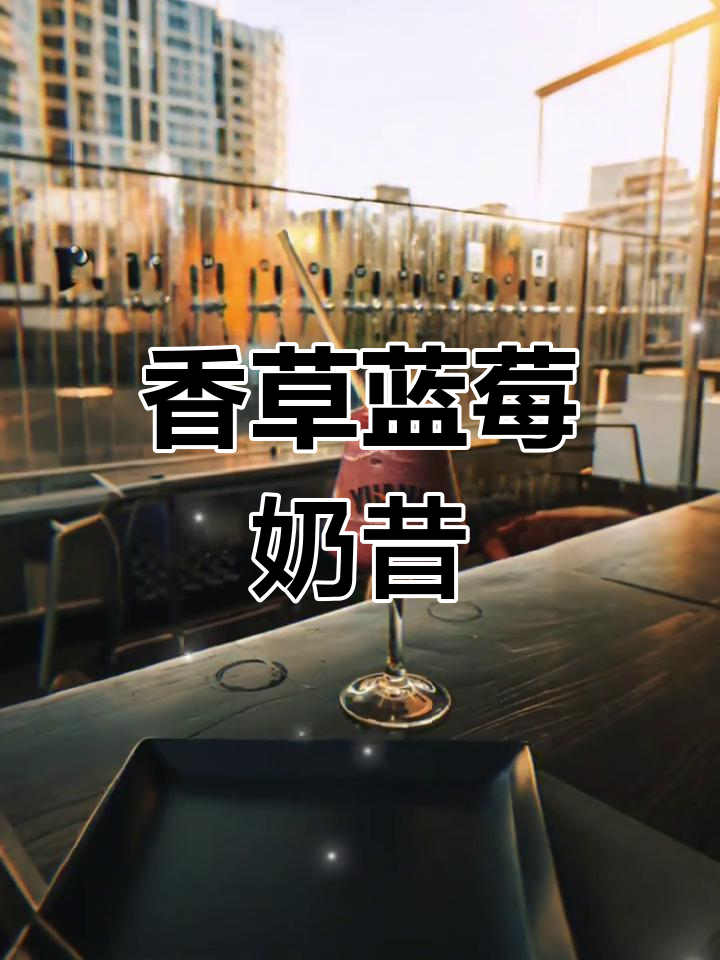 香草蓝莓奶昔酸艾尔,水果与花香的完美融合
