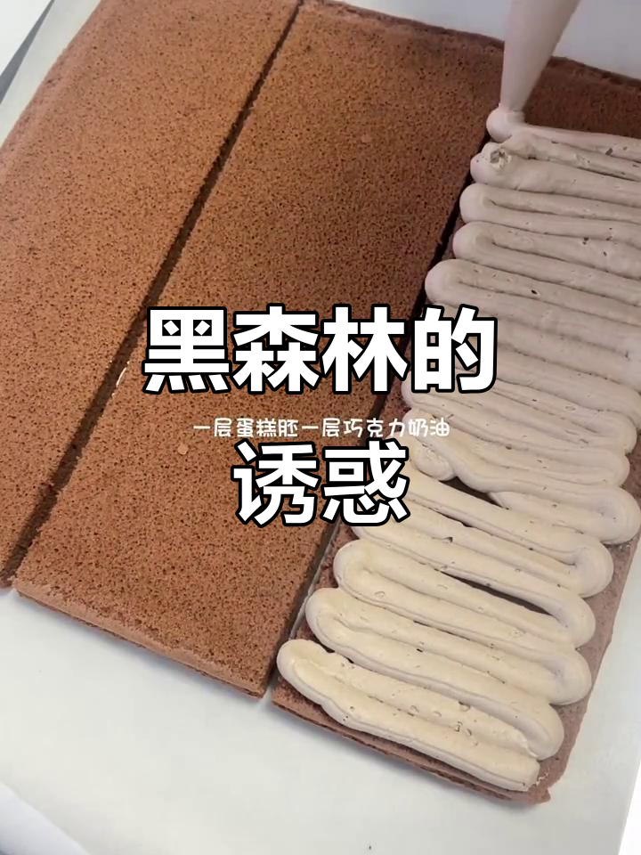 48天烘焙，黑森林蛋糕香浓诱人，老公赞不绝口！
