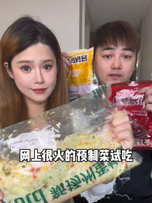 网上的预制菜试吃