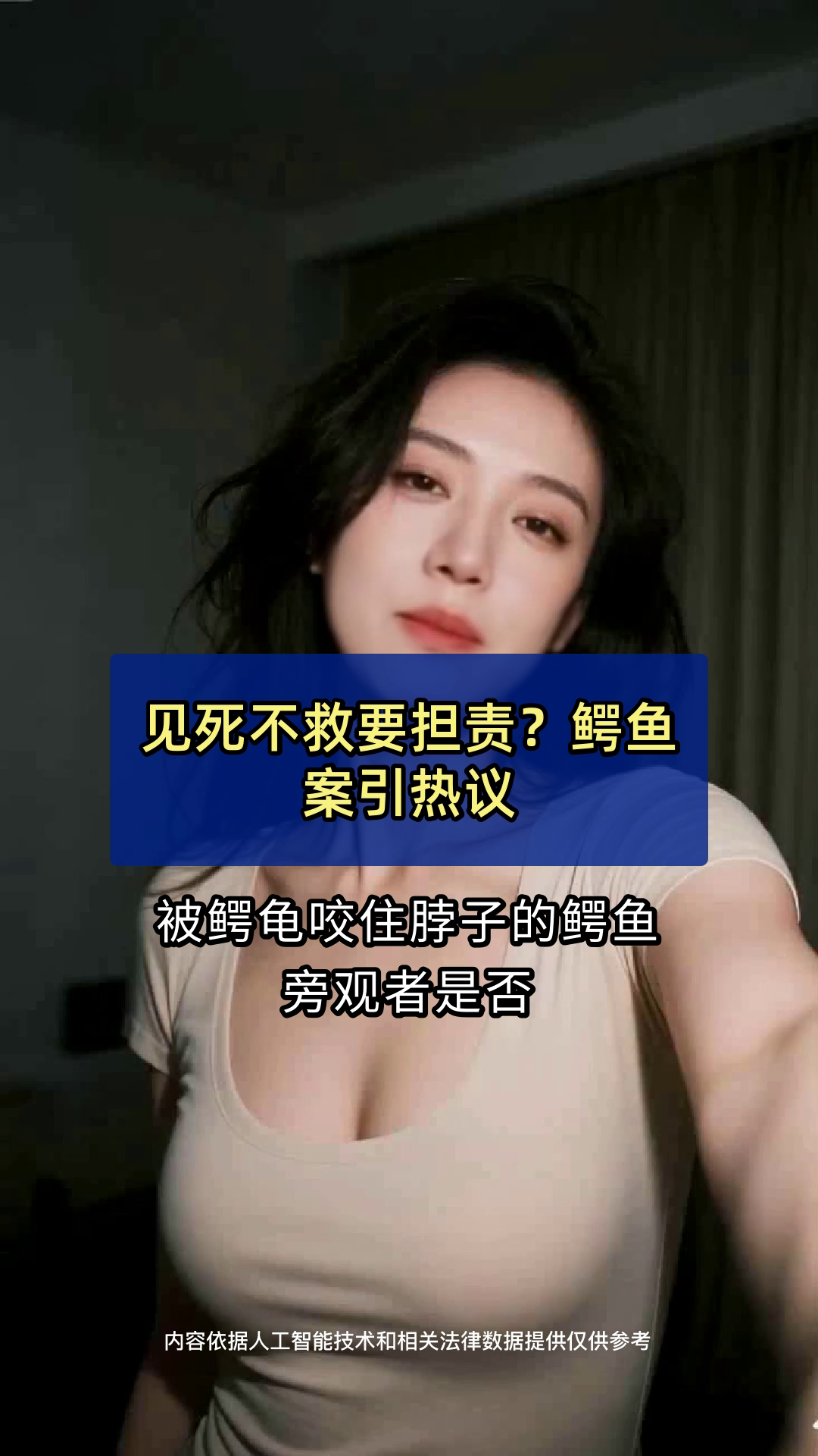 见死不救要担责？鳄鱼案引热议