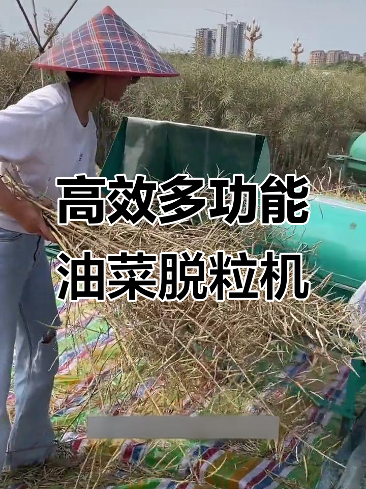 多功能油菜脱粒机，轻松操作高效打籽