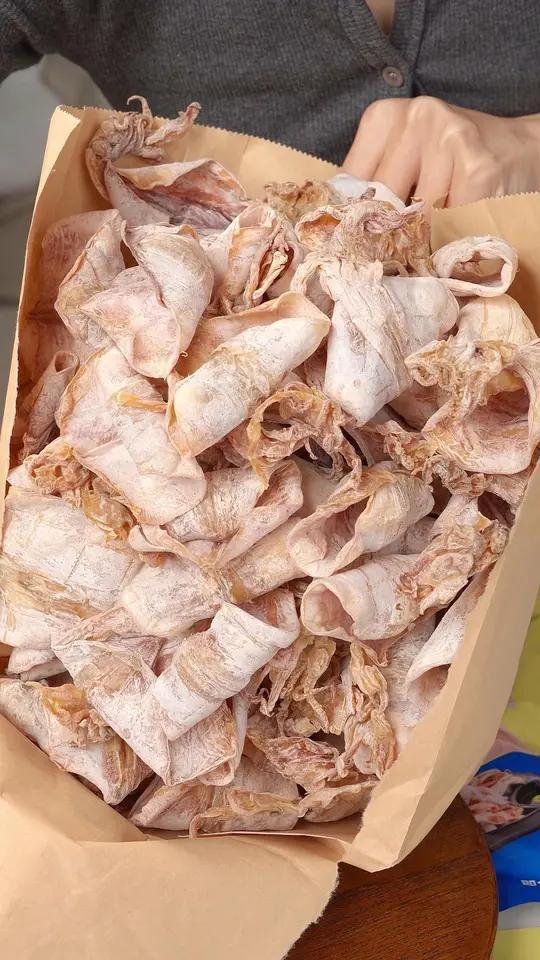 新鲜鱿鱼烤制!紧实Q弹超入味 三千海烤鱿鱼干又淘到好吃的追剧小零食