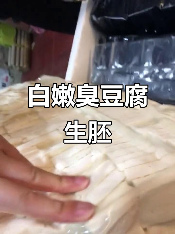 臭豆腐生胚制作揭秘：新鲜卤水与整齐白豆腐的完美结合