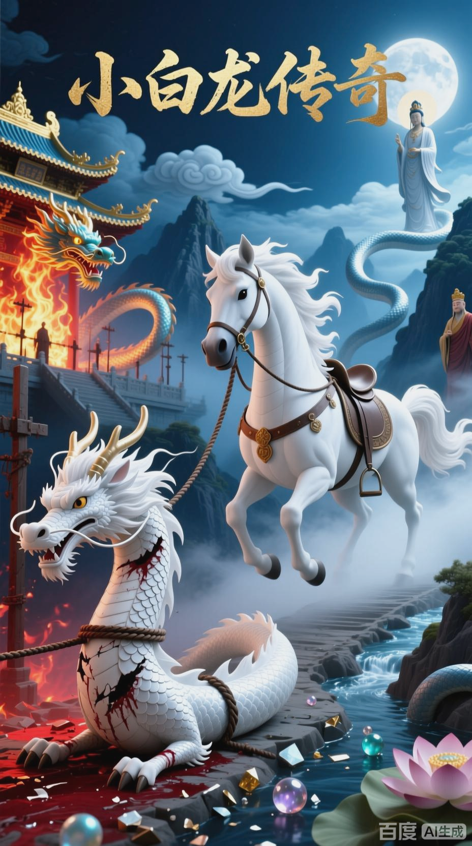 西海龙王为白龙马求情
