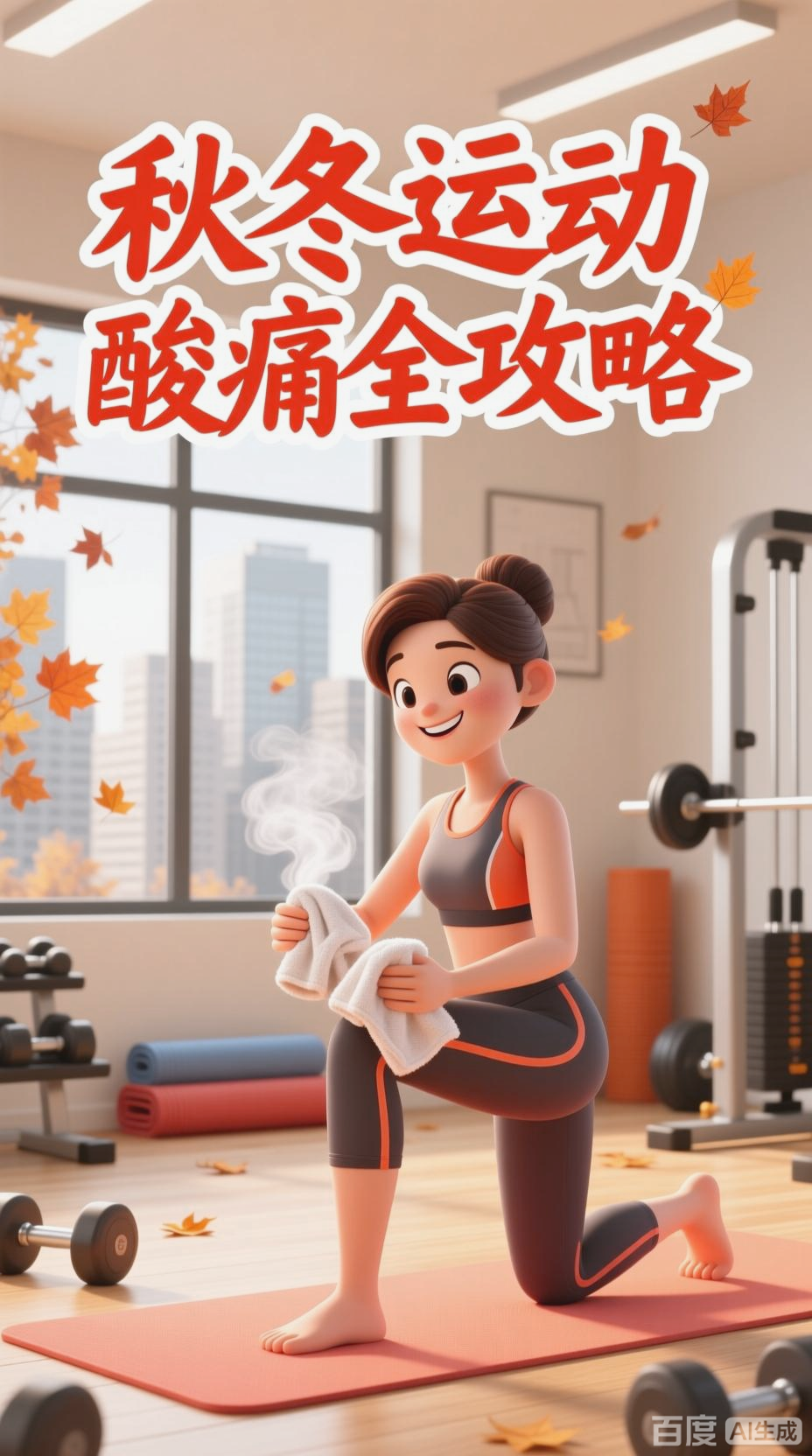 秋冬肌肉酸痛,运动放松有妙招