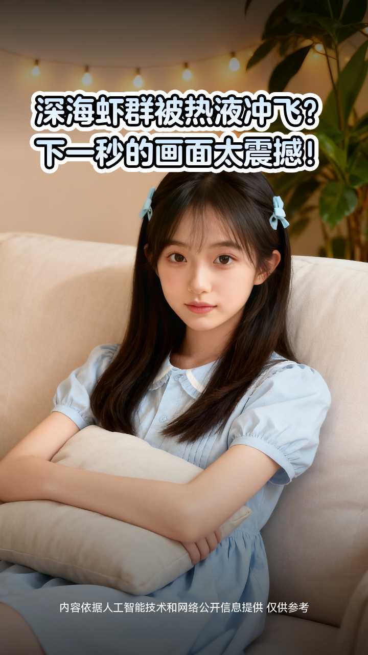 深海虾群被热液冲飞?下一秒的画面太震撼!