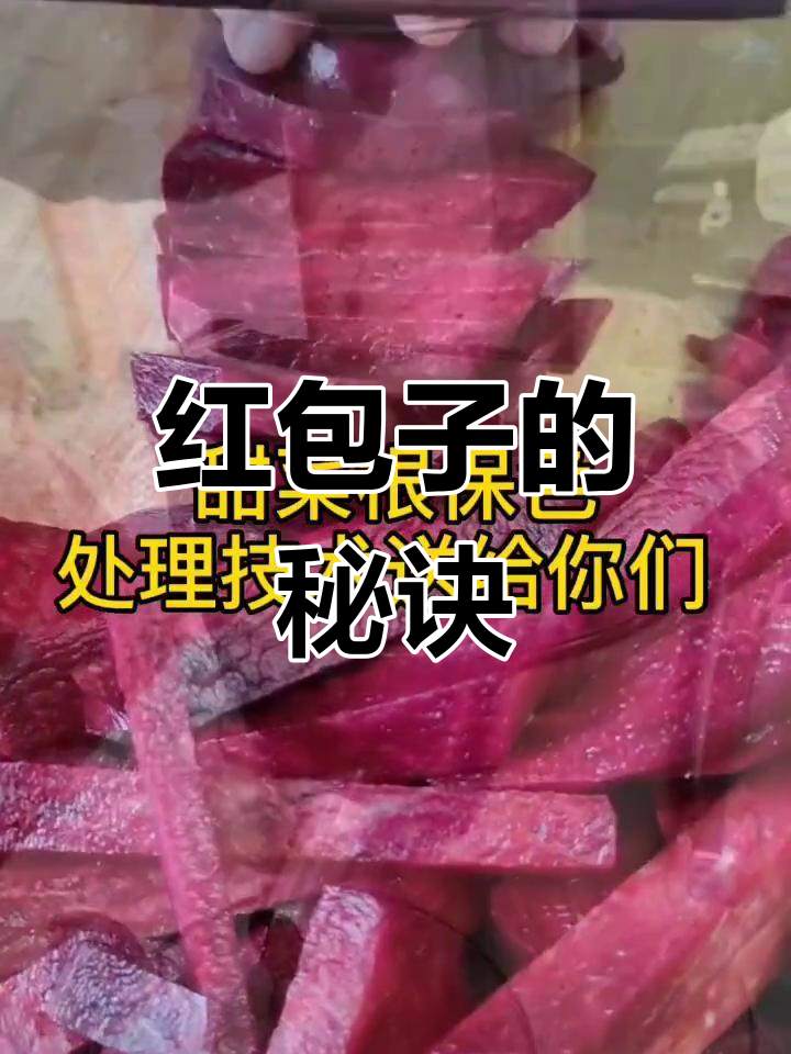 包子红润的秘密,甜菜根保色技巧大公开!