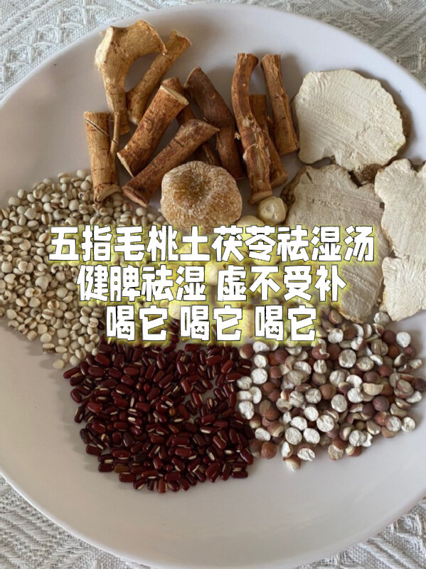 五指毛桃土茯苓祛湿汤健脾祛湿虚不受补喝它