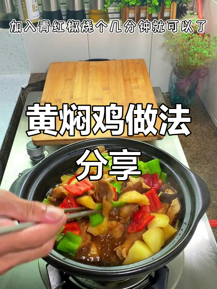 家里老母鸡做黄焖,味道如何?