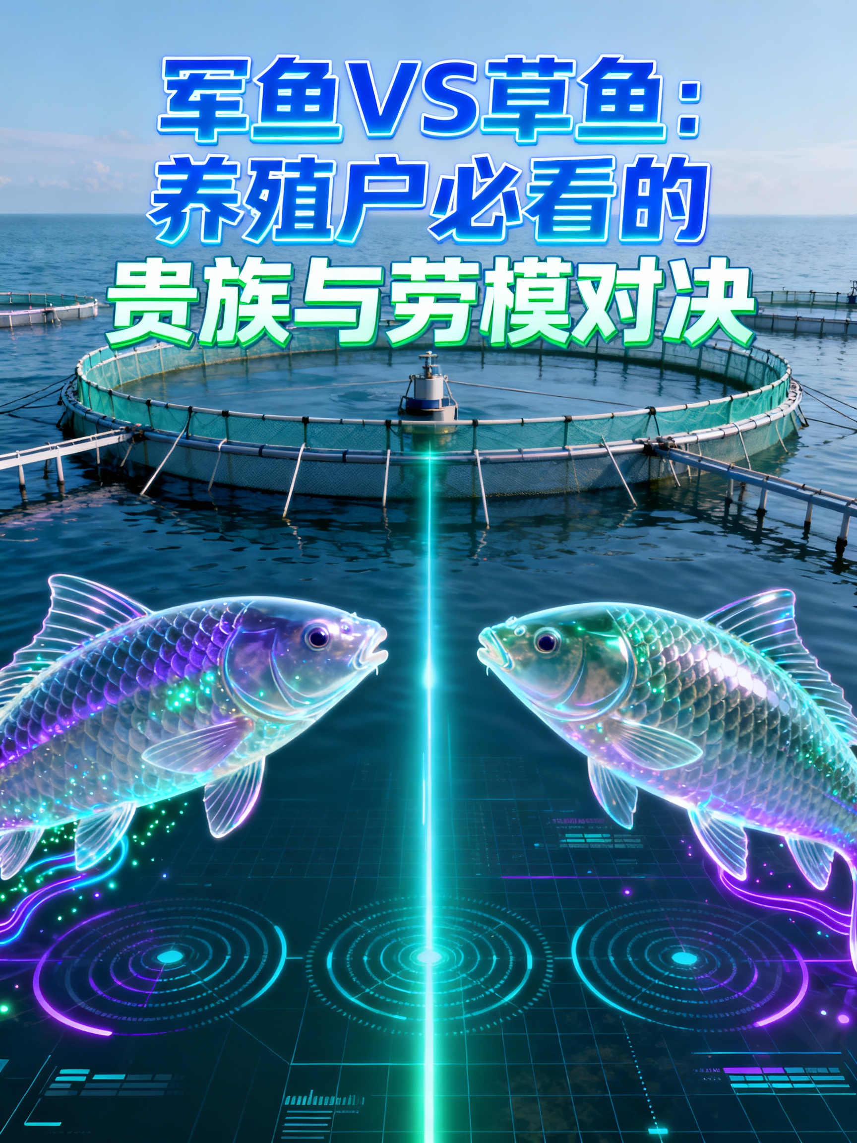 军鱼VS草鱼:养殖户必看的贵族与劳模对决