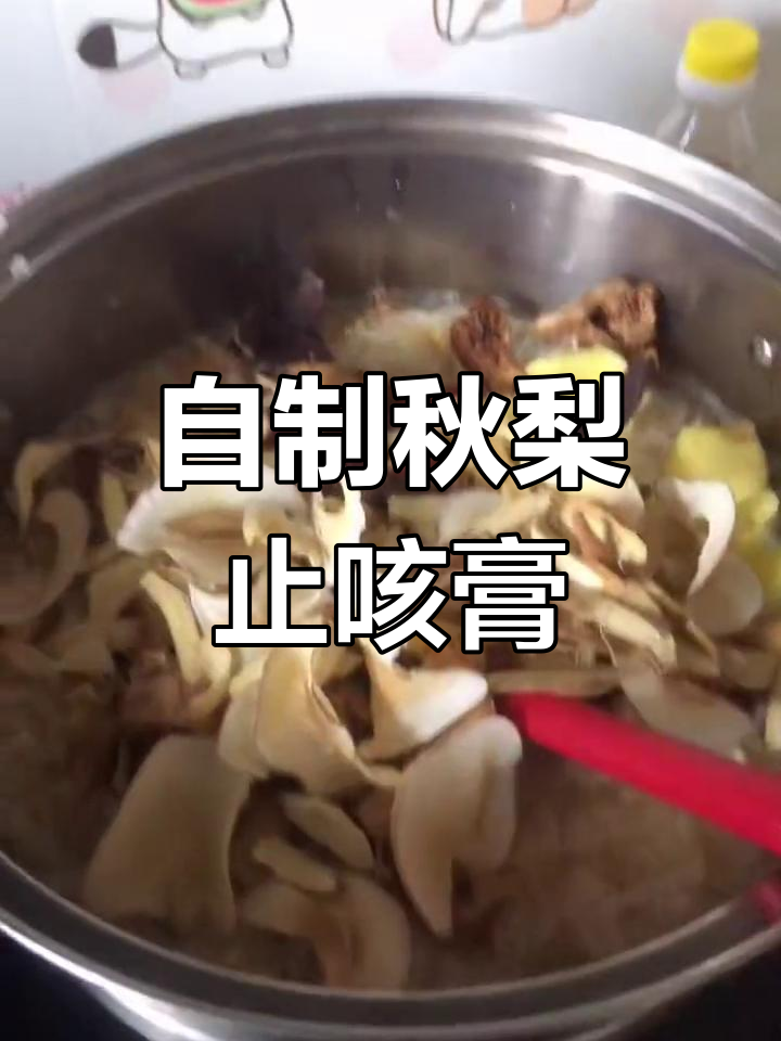 冬季润肺必备,自制川贝雪梨膏