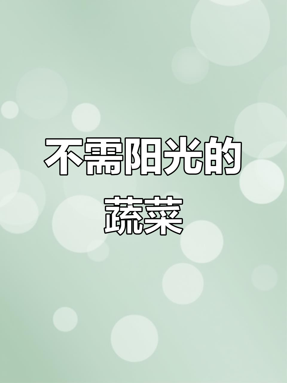8种蔬菜低光照也能长得好,适合室内种植