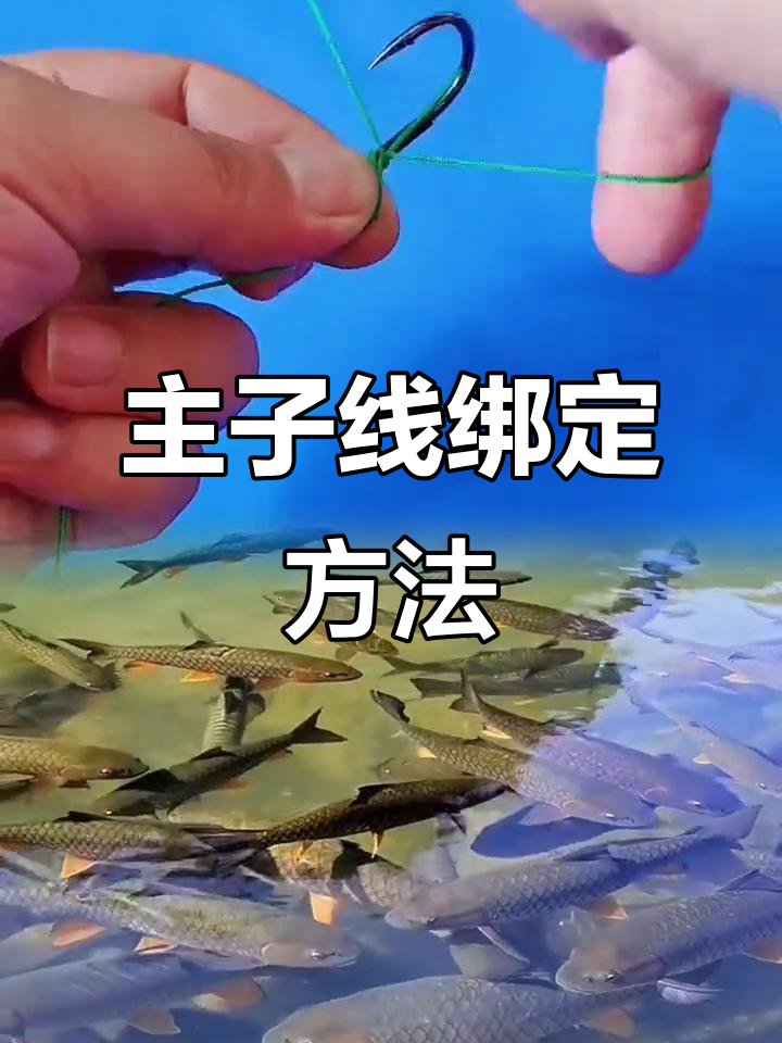正确绑法:主线子线与鱼钩连接技巧