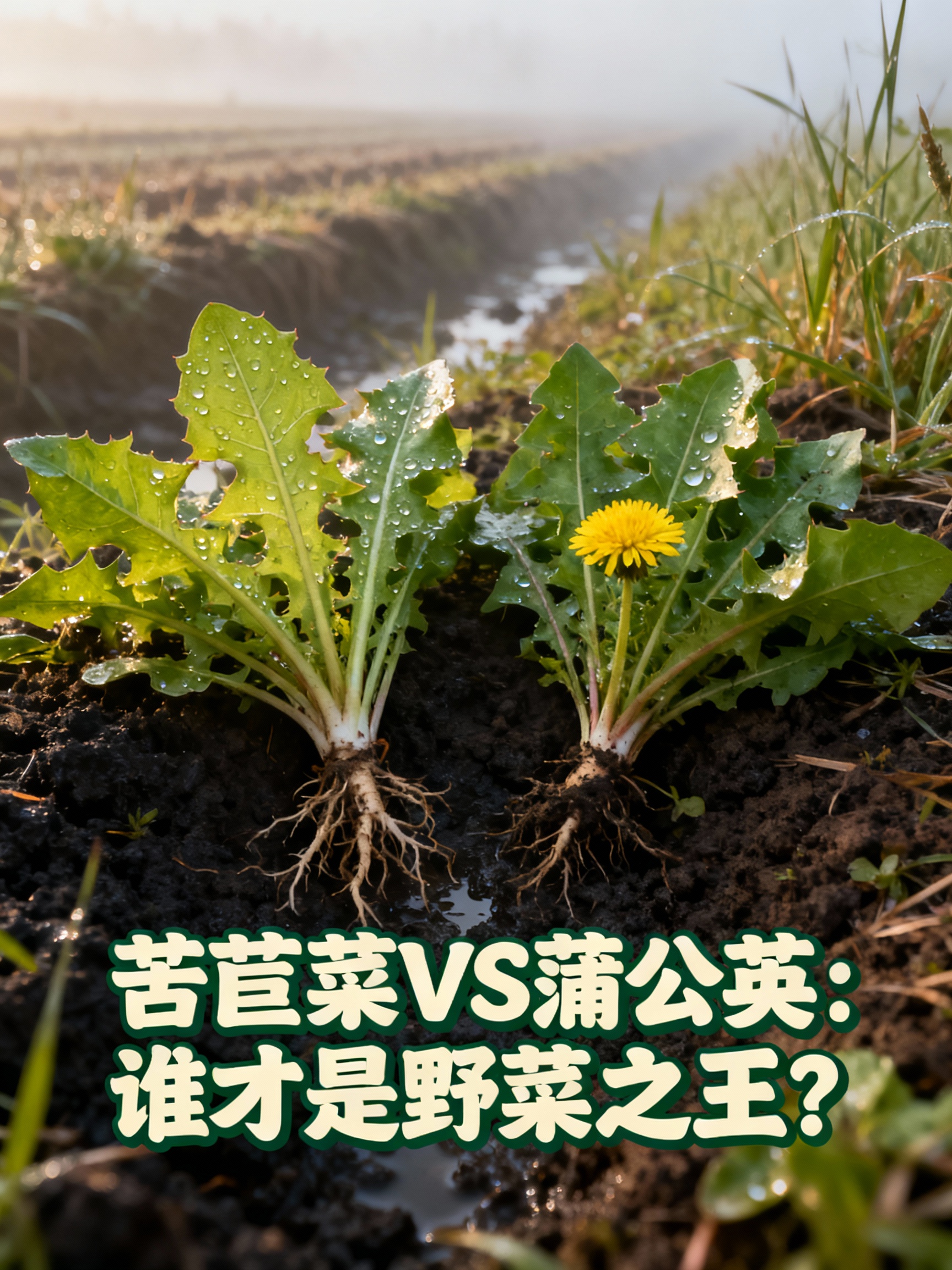 苦苣菜VS蒲公英:谁才是野菜之王?
