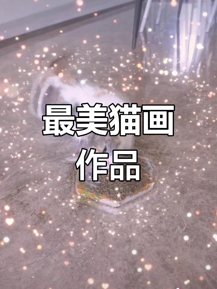 猫咪画画段位大比拼,王者最可爱