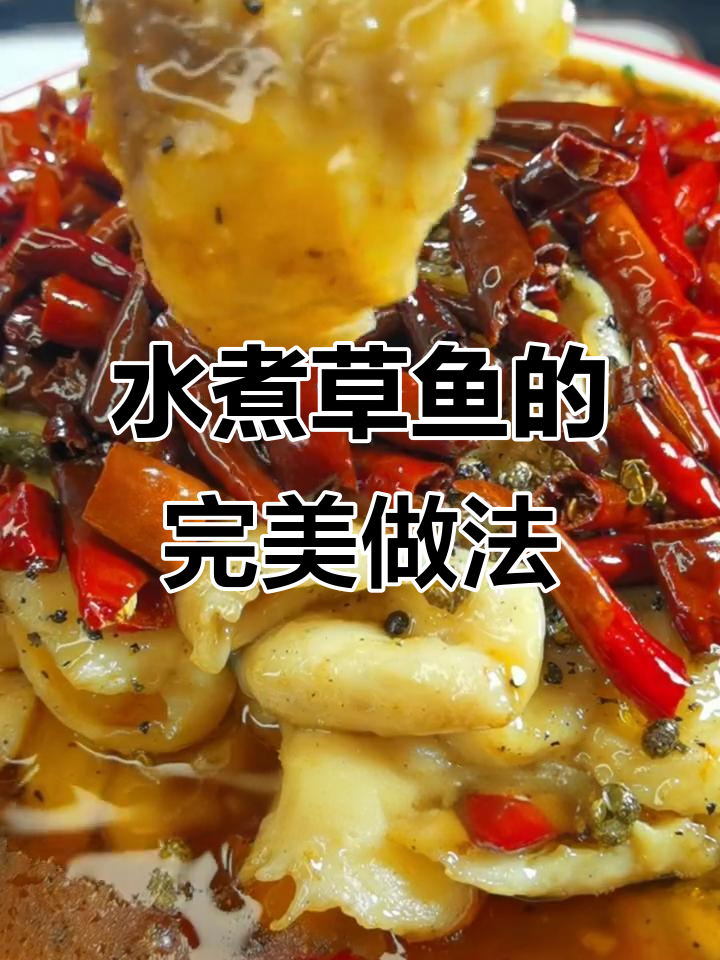 草鱼水煮麻辣鲜香，去腥又嫩滑的秘诀大公开