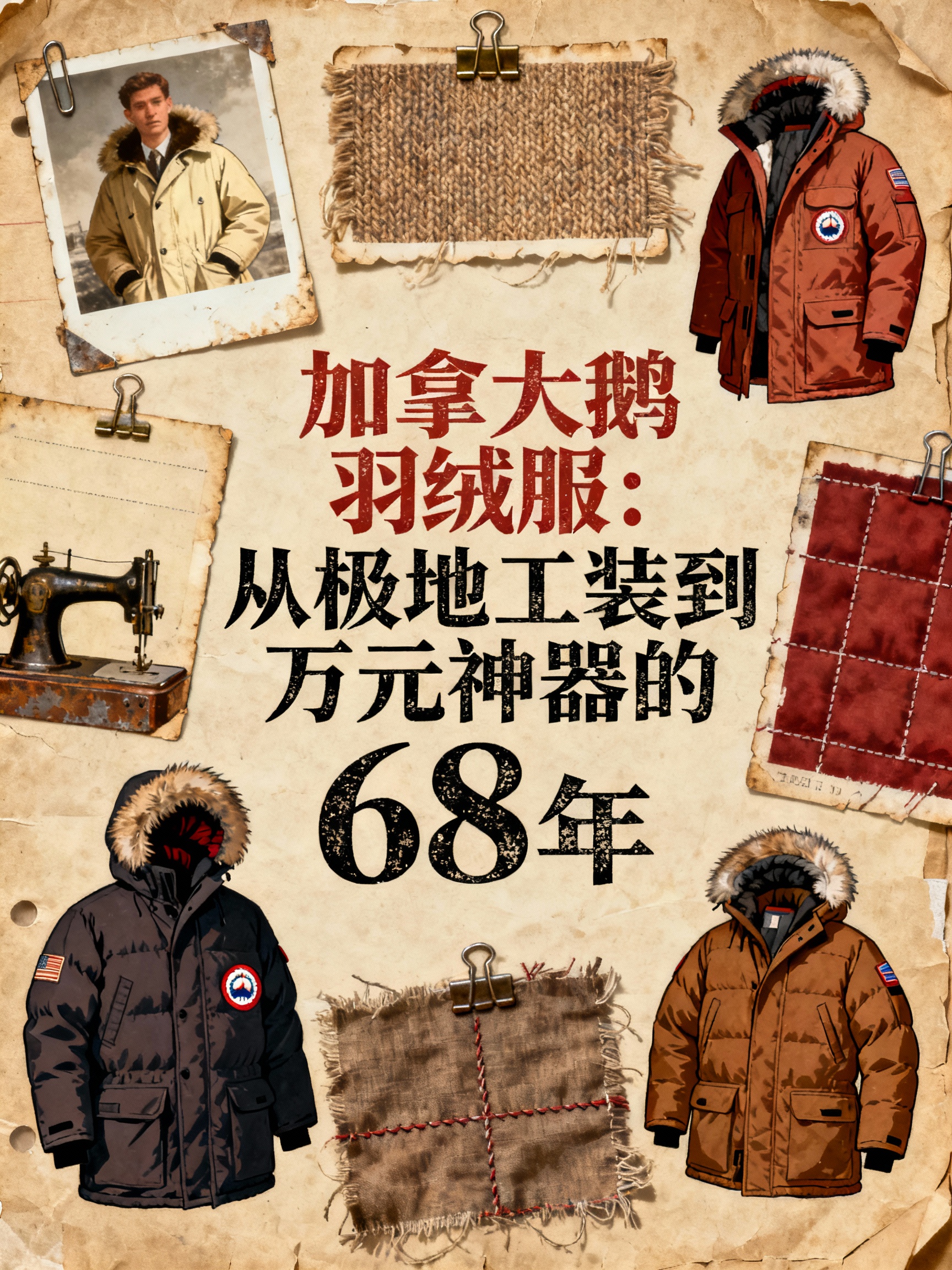加拿大鹅羽绒服：从极地工装到万元神器的68年