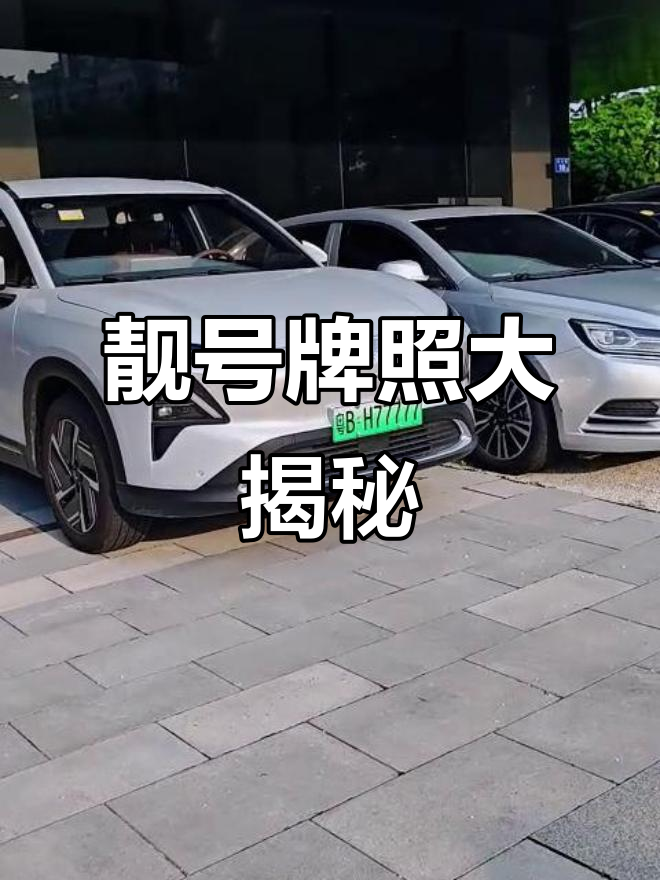 这些车牌太牛了,面包车都能挂!