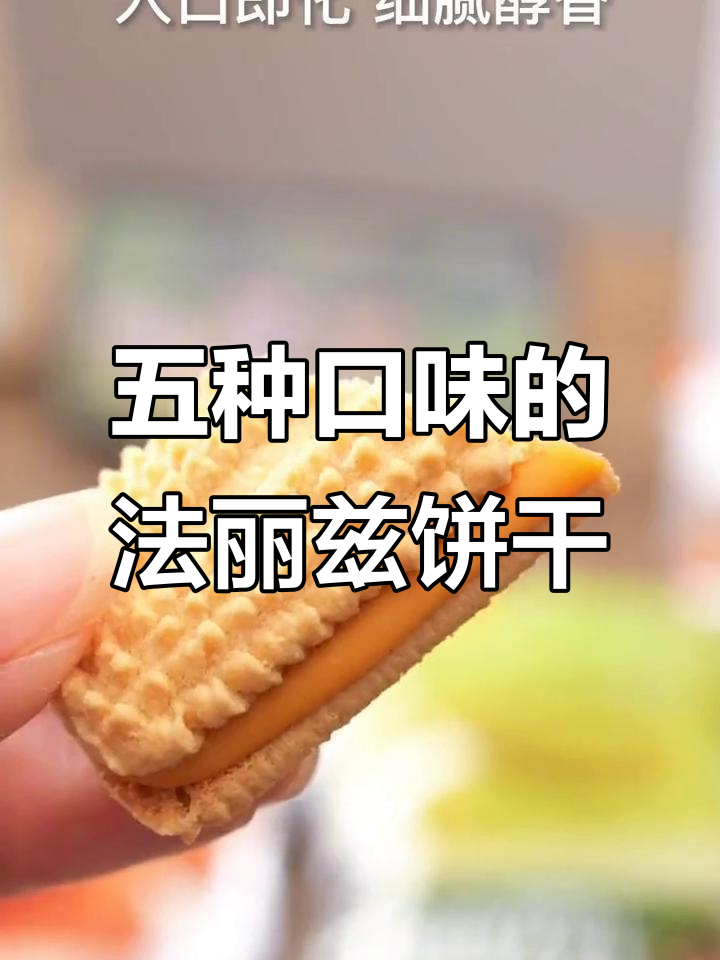 法丽兹巧克力夹心曲奇,五种口味任你选!